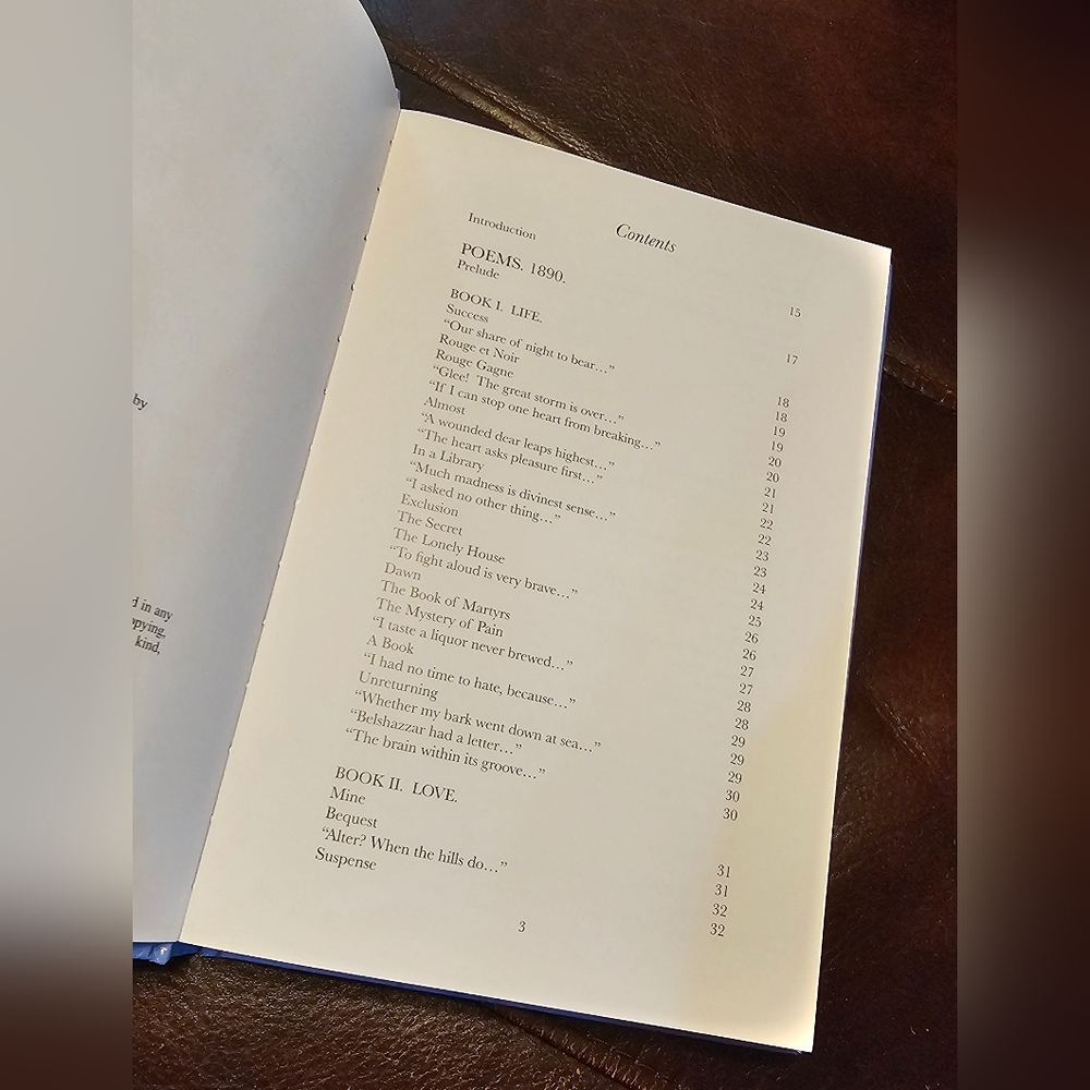 Emily Dickinson Hardcover Poems Book 240 Pages EUC - Picture 7 of 10